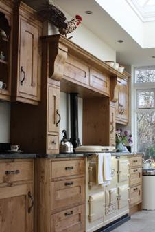 The classic feel of this kitchen complements the owner s period house perfectly.