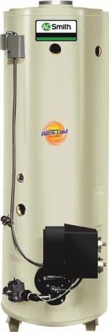 CONSERVATIONIST POWERED BURNER WATER HEATERS 80% Thermal Efficiency!
