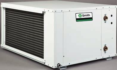 AIR-TO-WATER ELECTRIC HEAT PUMPS Commercial Heat Pumps MODEL AWH Air-to-water heat pump water heaters remove unwanted heat and humidity from the surrounding air and use it to heat water.