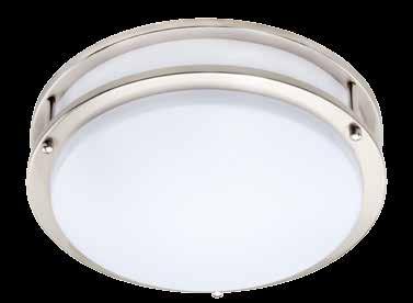 LED flush mounts are ENERGY STAR Listed, and available in sizes of 6
