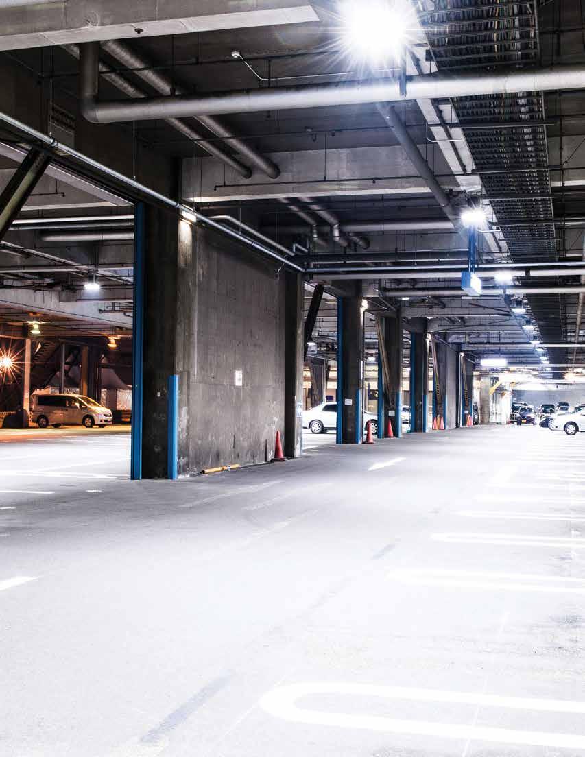 Canopy and Parking Garage Lights Our ruggedly designed LED Canopy and Parking Garage Lights promote safety and security in outdoor commercial and industrial environments while providing a