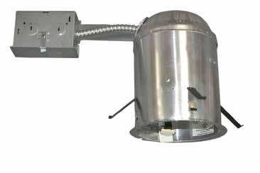 5" Line Voltage Remodel Construction Housing Features 75 watt PAR/BR30 Thermal protector: Self resetting thermal protector deactivates fixture if overheating occurs due to improper lamping or