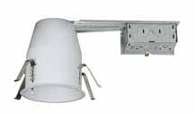 4" GU10 Remodel Construction Housing Features 50 watt max 120V GU10 MR16 Thermal protector: Self resetting thermal protector deactivates fixture if overheating occurs due to improper lamping or