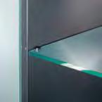 toughened safety glass (with optional