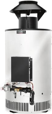 SUREFLAME Gas Fired Commercial Copper Tube Boilers for Hydronic Heating and Hot Water Supply Diagnostic lights help troubleshoot over the phone Temperature control is extremely accurate to minimize