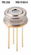 thermopile detectors for measurement THERMOPILE DETECTORS FOR MEASUREMENT TPD 1T 224, TPD 1T 524, TPD 1T 624 General-Purpose Thermopile Non-contact temperature measurements Pyrometry TO-39 metal