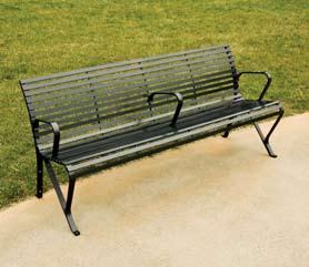 Bench should require little or no maintenance. Benches should have backs for maximum comfort.