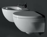 coupled wc Primo 55cm wall hung pan 304 Primo soft close seat 120 Total 424
