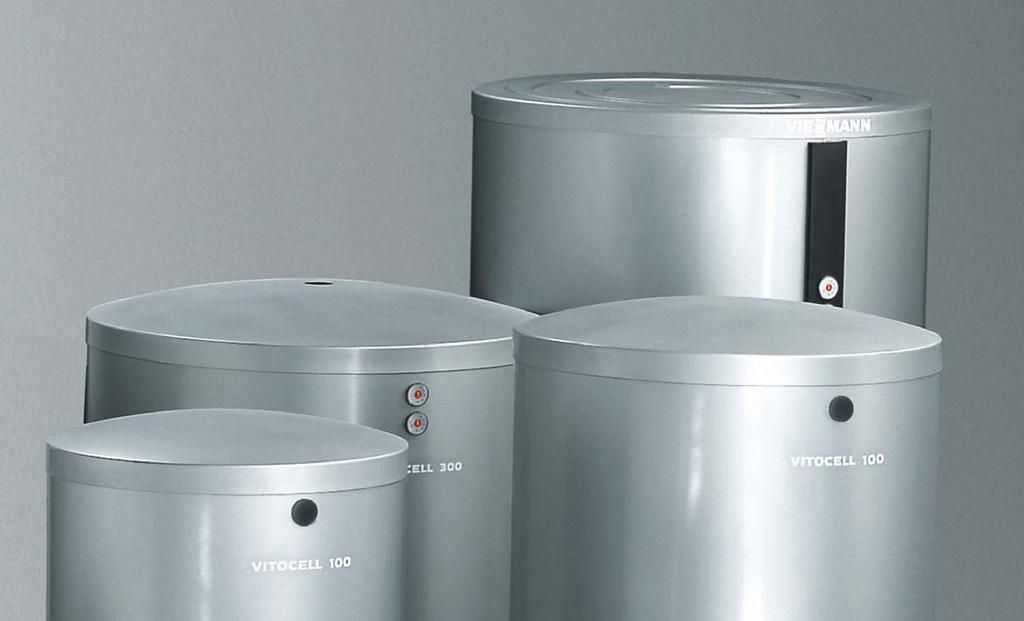 System technology Domestic hot water The Vitocell range from Viessmann offers the right DHW cylinder for every demand.