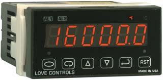 PP45 /Process Indicator Universal lnput, 0.1% Accuracy, 6 Digit Display The Love PP45 Series /Process Indicators offer a high level of standard features in an economical 1/8 DIN package.