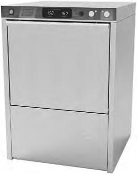 Installation/Operation Manual with Service Replacement Parts Undercounter Dishwashers M4 Series 201HT High Temperature Wash Refresh with built-in booster