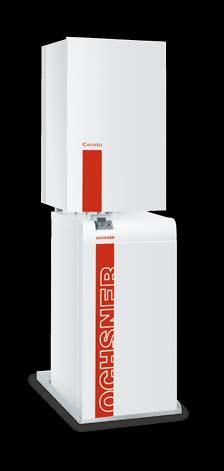 The heating performance of the Combi Universal is up to 13 kw based on the OCHSNER Golf series.