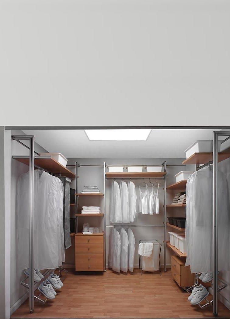 interior options A fully comprehensive and versatile wardrobe interior system that allows you to create and maximise space beautifully.
