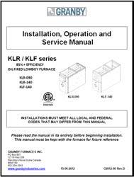 1.0 IMPORTANT SAFETY ADVICE Please read and understand this manual before installing, operating or servicing the furnace.
