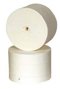 Luxury Toilet Tissue Compact Coreless Toilet Tissue White 3 - Ply 210 Sheets per rolls Case Size:
