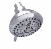 0 GPM saves 20% over standard showerheads Handheld and Handheld/Fixed Mount Combo include a 60" swivel hose with backflow
