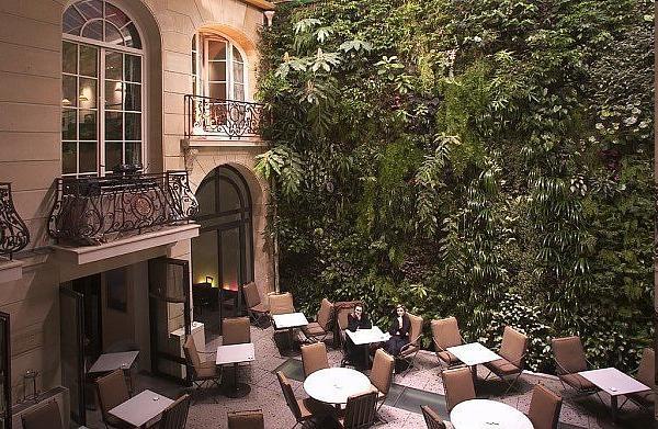 Pershing Hall Hotel, Paris Nestled in the courtyard of the Pershing Hall Hotel