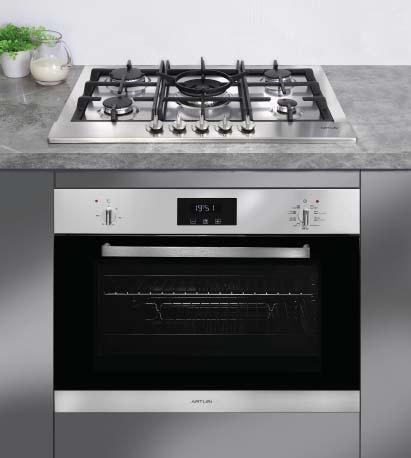 MODEL AO750X ELECTRIC OVENS 75CM BUILT-IN MAXIMUS SERIES ELECTRIC OVEN ELECTRIC OVEN 9 functions Touch control programmable oven timer 95 litre capacity Stainless steel and black glass Fan forced 5
