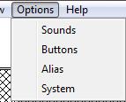 Communication System Option (Edit Mode) Options Menu Set Up: Sound (Edit Mode) Buttons (Edit