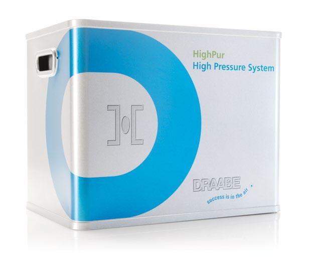 HIGH PRESSURE HIGHPUR With an operating pressure of 75 bar, the frequency-controlled high pressure system HighPur creates a