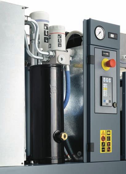 REDUCED POWER CONSUMPTION The GX offers the low energy consumption and high efficiency of a rotary screw compressor.