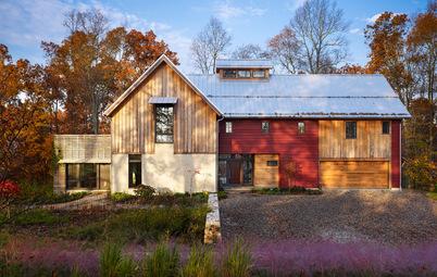 HOUZZ TOURS Houzz Tour: Nestling Into the Rural Pennsylvania Landscape By Becky Harris Regional