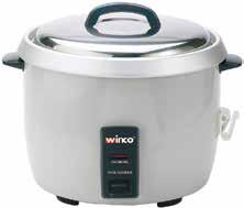 listed for sanitation, conforms NSF-4 Dimensions: 15-11/16"L x 15-11/16"W x 12-3/8"H 120V, 1550W, 50-60Hz RC-P300* Rice Cooker Set 1 rc-p300p Inner pot for RC-P300P Each 1 RC-F Fuse for RC-S300 &