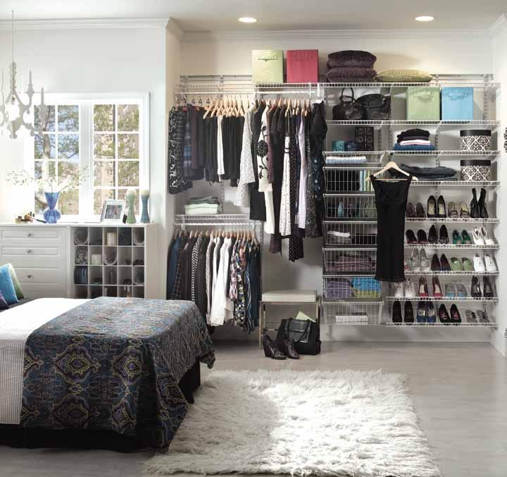 Storage Solutions for every room in your home " my Wardrobe World storage system makes the best use of my space." Product availability may vary between dealers.
