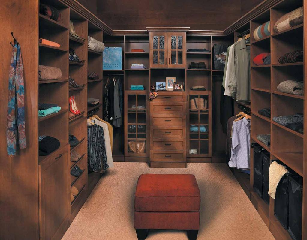 Setting the Stage If you have the space, a walk-in closet is more than just a place to keep