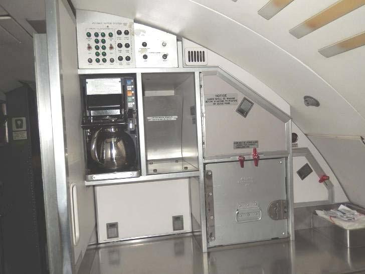 G1 Galley Top Section (Note: Galley Trolleys and Inserts