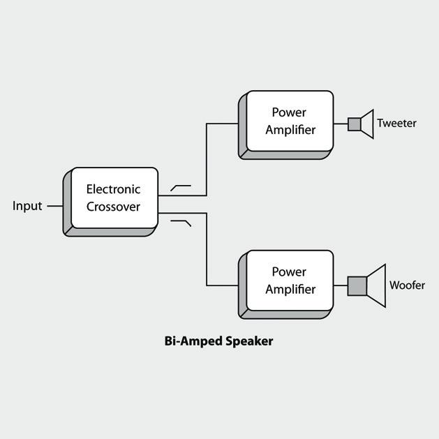 Bi-Amplification - The Path to Absolute Signal Integrity With its 550 ultra-clean Watts of digital output delivered through separately-powered drivers, courtesy of true bi-amping (2 amplifiers per