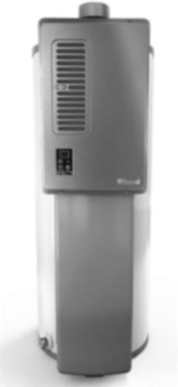 Installing like a traditional tank-style water heater, The RH180 uses a ½" gas line, standard water connections and 4" B-Vent, or can be common vented with a furnace.