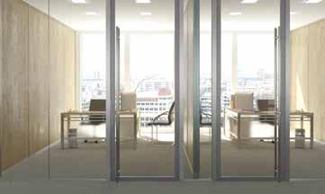 Acoustic screens Lighting solutions INTERIORS Raised access floors Suspended ceilings Air-conditioning and VENTILATION systems FIT-OUT