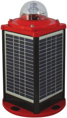 Integrated solar/battery system - does not rely on grid power Ultra-high intensity, energy efficient LEDs User-replaceable battery & solar modules Zero