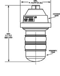 28 kg) (Dual Unit) US Patent #6,425,678 (other patents pending) Vigilant LED Based L-810 Low Intensity (Red) Light 9.75 (247.