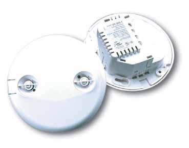 UT-355 Ultrasonic Line Voltage Ceiling Sensor Utilizes advanced, omni-directional, ultrasonic technology Architecturally appealing low-profile appearance Operates at 120, 230 (single phase), 277 or