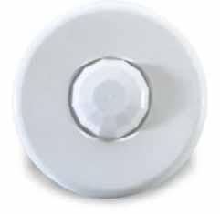 CI-24 Passive Infrared HVAC/BAS Ceiling Sensor 360 coverage Interfaces directly with EMS or HVAC system through internal isolated relay Four-level Fresnel lens offers superior desktop detection Low