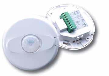 CI-300 Series Low Voltage PIR Ceiling Sensors Architecturally appealing low-profile appearance Plug terminal wiring for quick and easy installation Accepts low-voltage switch input for manual-on