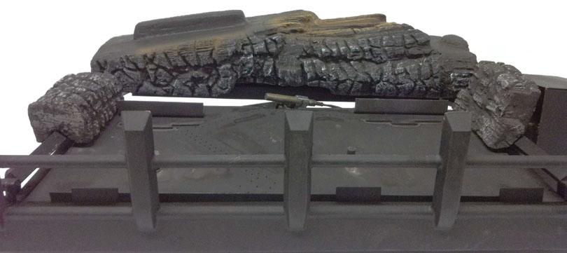 Figure 28 Bottom Rear Log #1 Figure 28 Ember Chunk Log #3 (Notch on one end) Ember Chunk Log #2 (Notch on both ends) LG1075