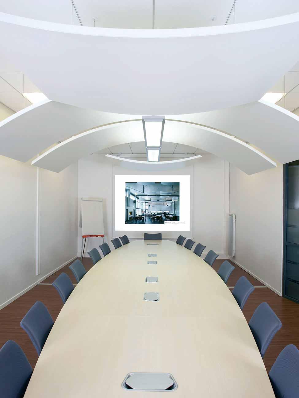 New Retrofit Acoustic Design Meeting Room Open Space Reception Room Optimise speech
