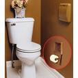 Clean the toilet Check to see if the toilet bowl is clean. If not, use a toilet brush with toilet bowl cleaner. Is there toilet paper in the holder? If not, add a roll.