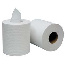Center Pull Towels SCOTT CENTERPULL TOWELS These towels dispense from the center of the roll, for simple one-handed use. 15400345 01010 500 ct., 8'' x 15'', White, 2-Ply 2000/cs.