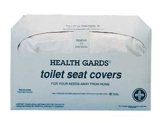 Seat covers are biodegradable and flushable. 17600800 25160800 16 3 /8''W x 11 3 /4''H x 3 5 /8''D 1/ea.