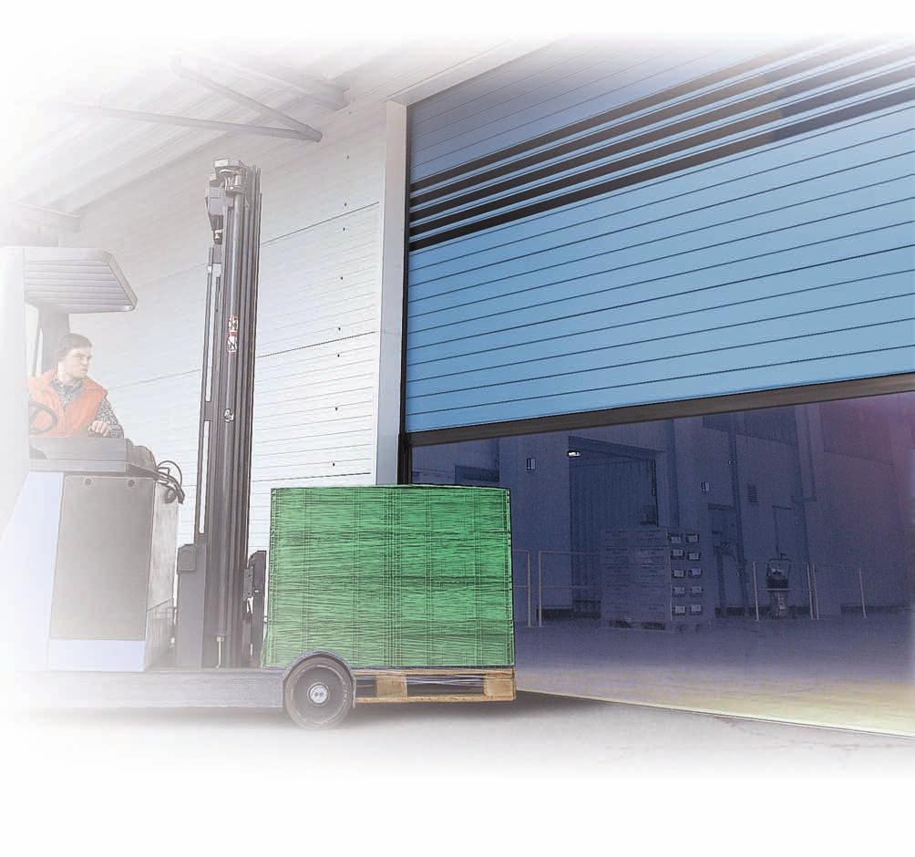 Safety Solutions for Industrial Doors Benefits Any weather/light condition Contactless recognition of obstacles (even very thin ones) The whole door height is protected Waterproof Easy mechanical