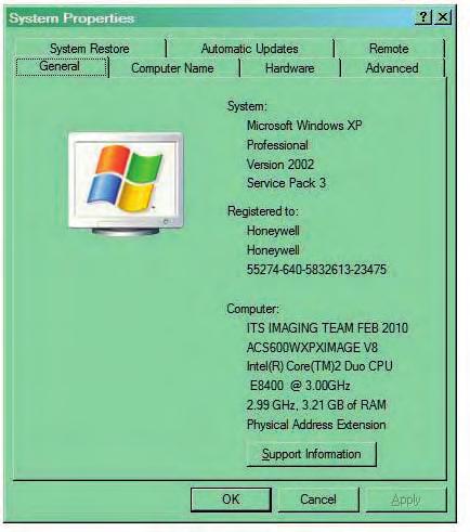 Section 11 - W7220 JADE Economizer Module For Windows XP this screen will come up. Click on Hardware and then click on Device manager. Find the ports file and expand it.