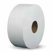 Tissue Soft and absorbent 1,000 per Roll / 12 Rolls per Case Basic 2-Ply, 12 White Jumbo Roll