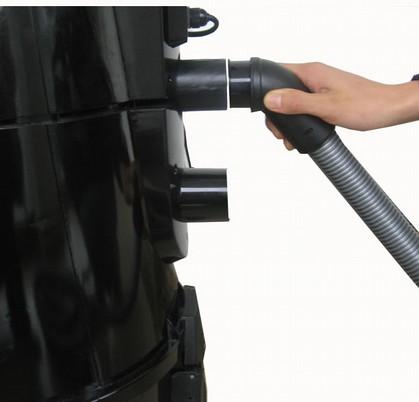 Attach extension wand, if desired, to end of hose by pushing it firmly into the hose. Attach additional wand or tool, if desired, by firmly inserting onto the wand.