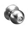 YMCL200 cylindrical lever locks are supplied with optional through-bolts. Installation of through-bolts is at the discretion of the installer. features ANSI/BHMA: A156.