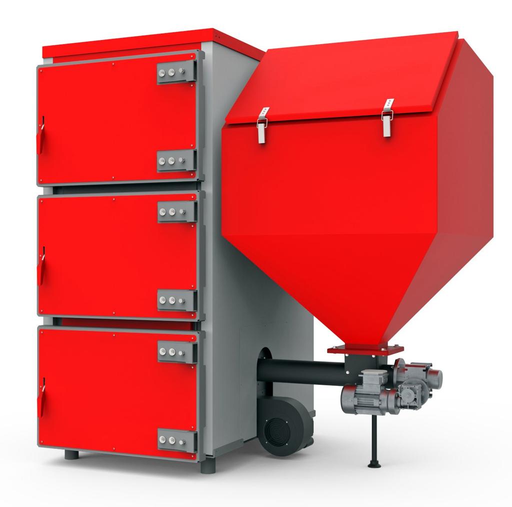 Q MAX EKO GL Eco-pea coal class 5 feeder boilers 100-240 kw The Q MAX EKO GL is an automatic heating boiler with structure based on the Heiztechnik fire tube heat exchanger with high heat exchange