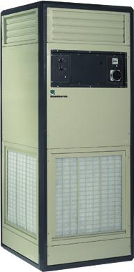 DEHUMIDIFICATION 9 CDS 80 FUNCTION The CDS 80 works in accordance with the condensation principle. A fan draws the humid air into the dehumidifier and through an evaporator coil.